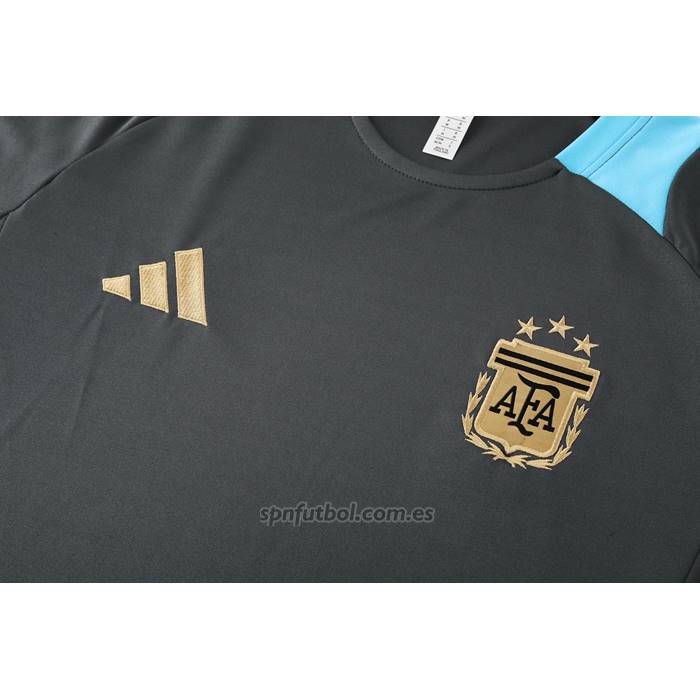 Chandal del Argentina Manga Corta 2024-2025 Gris - Pantalon Corto